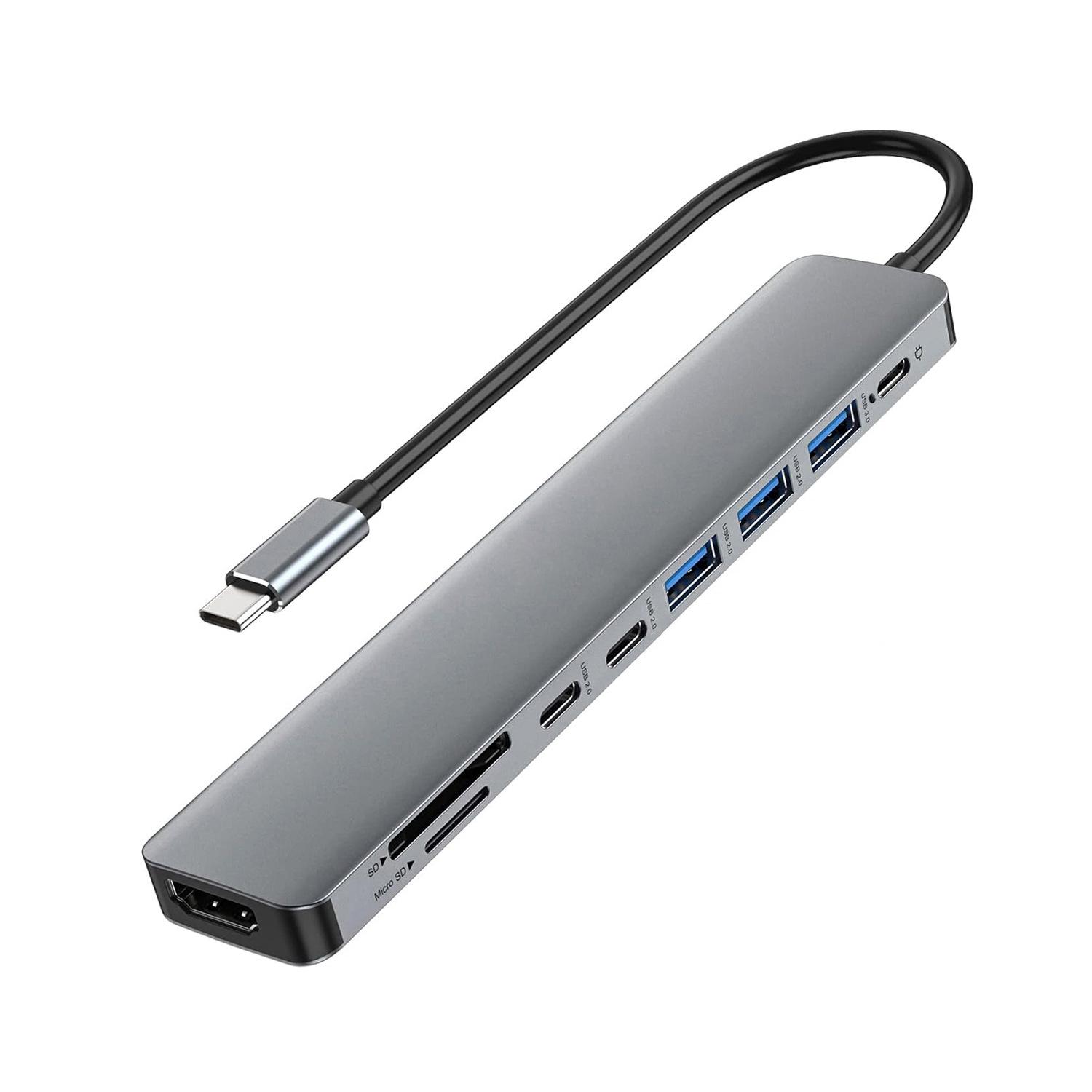 Ultra 4K HDMI Multi-Port USB-C Hub: 7-in-1 Type-C to HDMI Expansion Dock with USB 3.0 Splitter.
Ultra 4K HDMI Multi-Port USB-C Hub: 7-in-1 Type-C to HDMI Expansion Dock with USB 3.0 Splitter.
