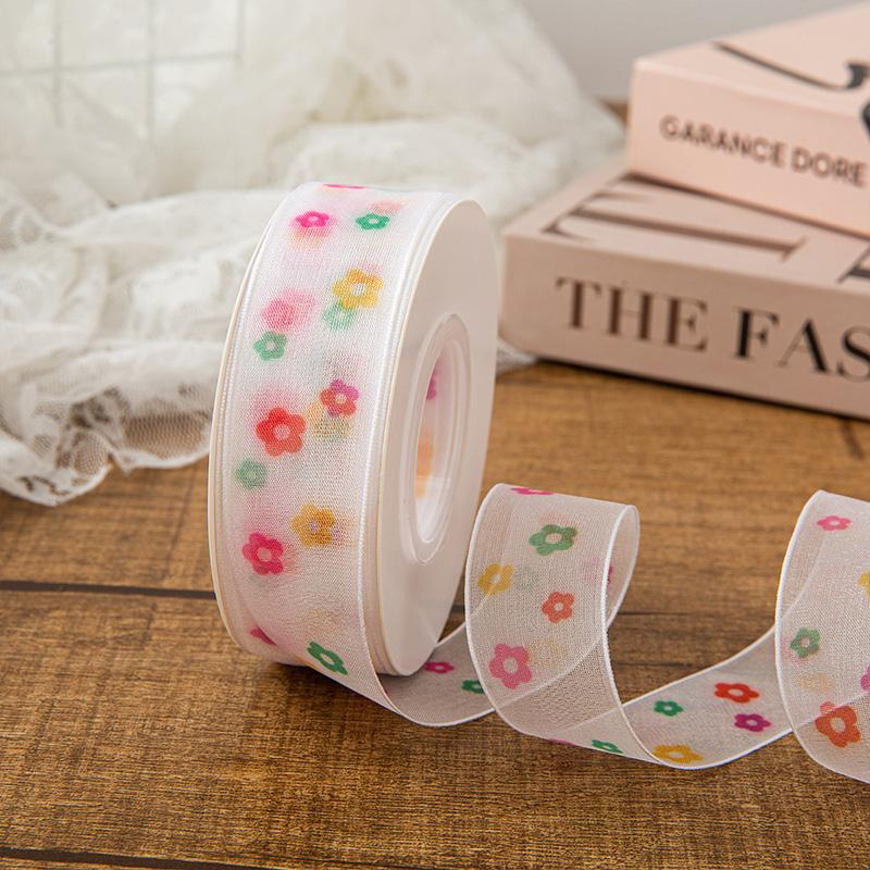 25Y Craft Bow 2.5cm Colorful Dot Beautiful Clear Yarn Ribbons DIY Gift Wrapping Supplies Lightweight Organza Ribbon C
25Y Craft Bow 2.5cm Colorful Dot Beautiful Clear Yarn Ribbons DIY Gift Wrapping Supplies Lightweight Organza Ribbon C