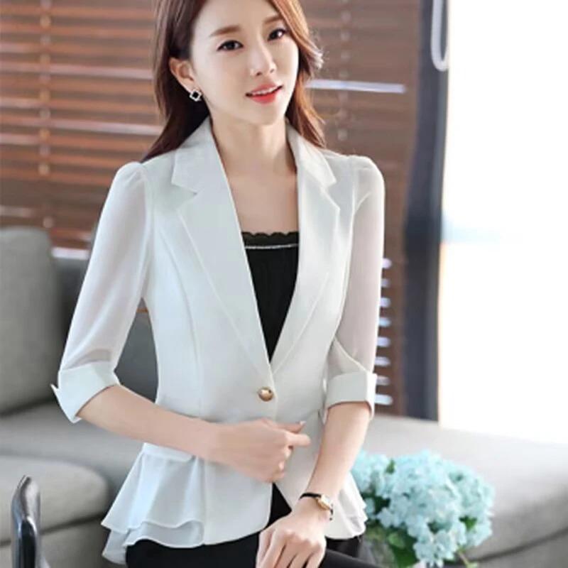 Women s Ruffle Hem Sheer Sleeve Blazer Casual Office Slim Fit Suit Jacket XXXL білий
Women s Ruffle Hem Sheer Sleeve Blazer Casual Office Slim Fit Suit Jacket XXXL білий