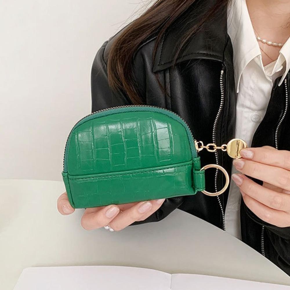 Mini Stone Pattern Wallet Elegant Leather Key Case Fashion Shell PU Coin Purse Female зелений
Mini Stone Pattern Wallet Elegant Leather Key Case Fashion Shell PU Coin Purse Female зелений