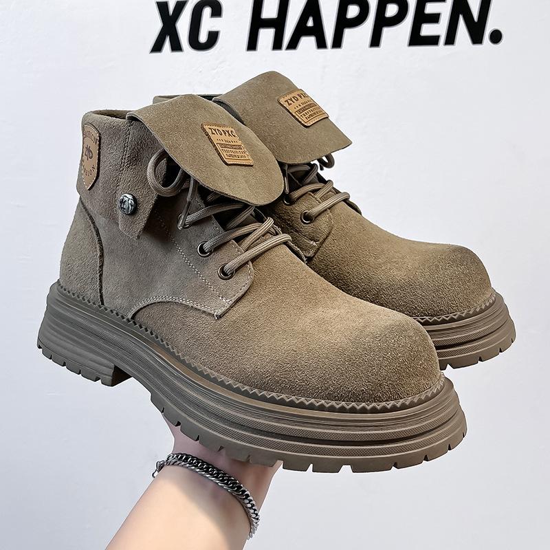 High-top Martin boots 2024 winter new heightened thick-soled rhubarb boots retro versatile trend men s boots 44306-A 38 чёрный
High-top Martin boots 2024 winter new heightened thick-soled rhubarb boots retro versatile trend men s boots 44306-A 38 чёрный