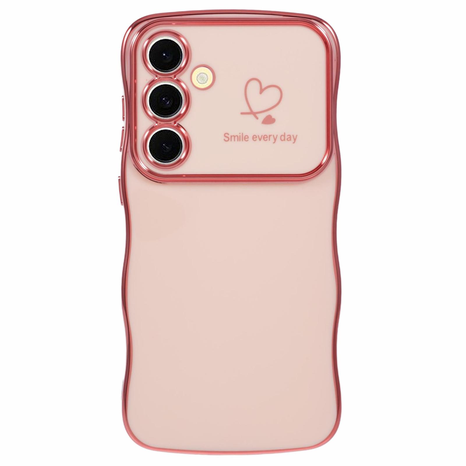 For Samsung Galaxy S23 FE Case Love Hearts TPU Phone Cover Curly Wave Frame Large Window Rose Pink
For Samsung Galaxy S23 FE Case Love Hearts TPU Phone Cover Curly Wave Frame Large Window Rose Pink