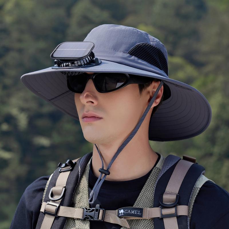 Sun Hat with Solar Fan for Men Women, Outdoor Wide Brims Bucket Hat Sun Protection Fishing Beach Hat USB Charging
Sun Hat with Solar Fan for Men Women, Outdoor Wide Brims Bucket Hat Sun Protection Fishing Beach Hat USB Charging