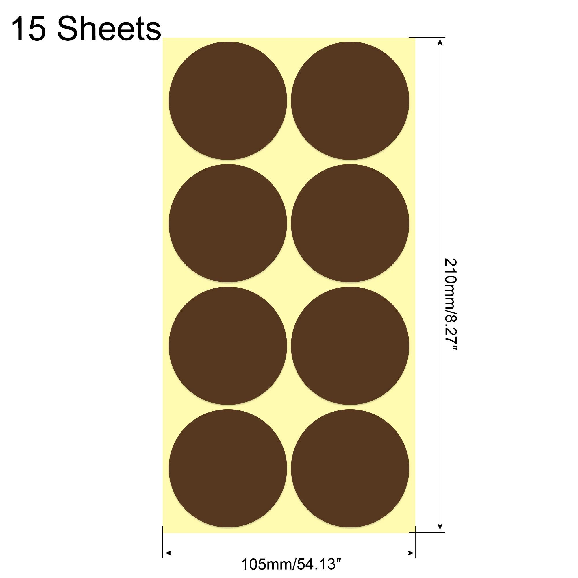 120Pcs 50mm Round Coding Dot Labels Self Adhesive Stickers Office School Supplies Circle Dot Price Color Stickers 9Colors коричневий
120Pcs 50mm Round Coding Dot Labels Self Adhesive Stickers Office School Supplies Circle Dot Price Color Stickers 9Colors коричневий