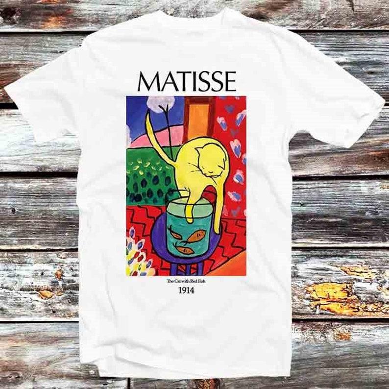 230 Gsm 100% Cotton Henri Matisse The Cat With Red Fish T Shirt Vintage Retro Gift Mens Womens Unisex Cartoon Anime Top Tee B1248 XXS білий
230 Gsm 100% Cotton Henri Matisse The Cat With Red Fish T Shirt Vintage Retro Gift Mens Womens Unisex Cartoon Anime Top Tee B1248 XXS білий