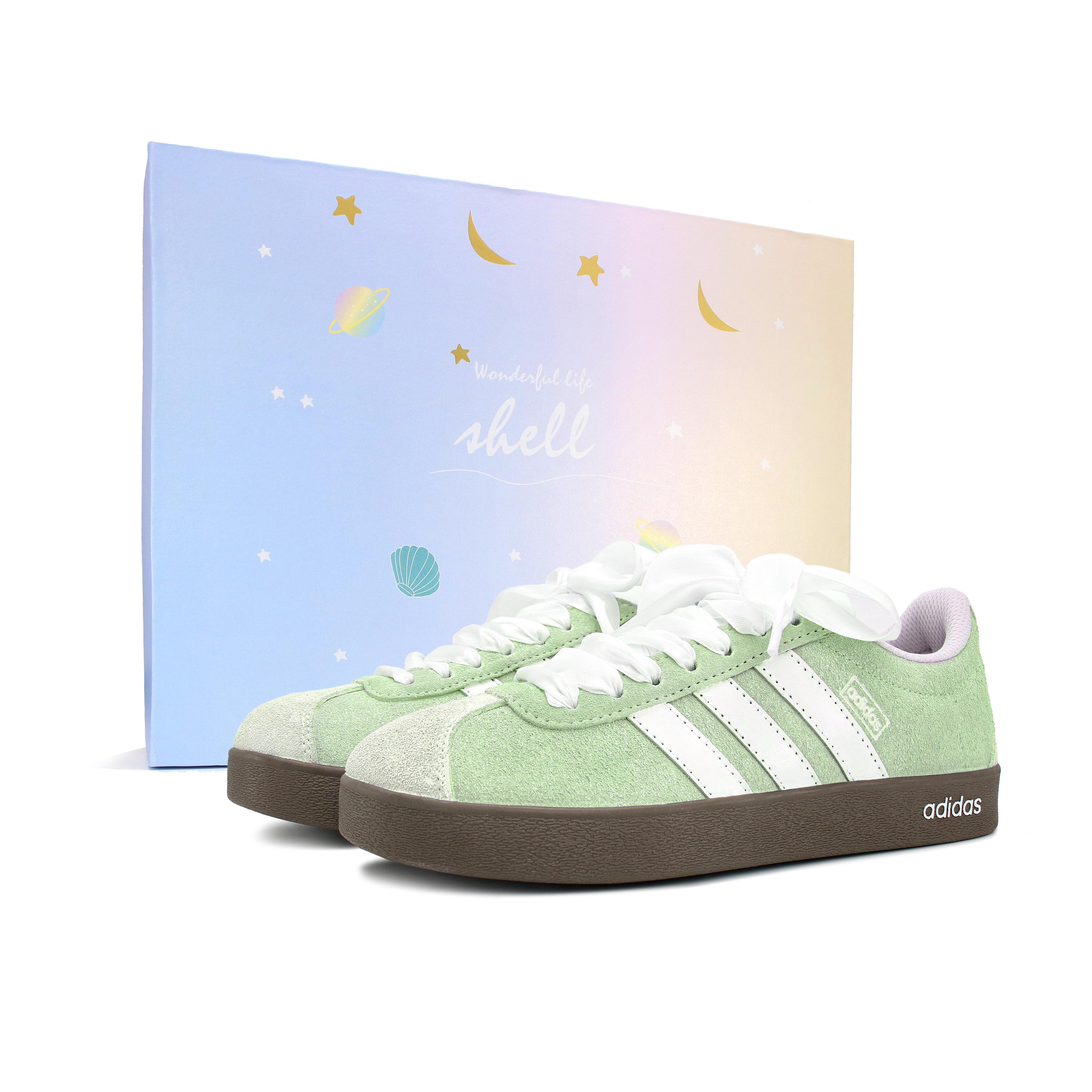 Adidas VL COURT 2.0 Wear resistant And Lightweight Low top Skateboard Shoes Light Green HQ1802(team134-) 40
Adidas VL COURT 2.0 Wear resistant And Lightweight Low top Skateboard Shoes Light Green HQ1802(team134-) 40