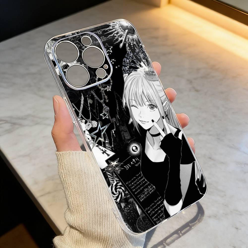 D-Death N-Note Misa Phone Case For iPhone 17 16 15 14 13 12 11 Mini Pro Max Plus Transparent Cover iPhone16promax
D-Death N-Note Misa Phone Case For iPhone 17 16 15 14 13 12 11 Mini Pro Max Plus Transparent Cover iPhone16promax