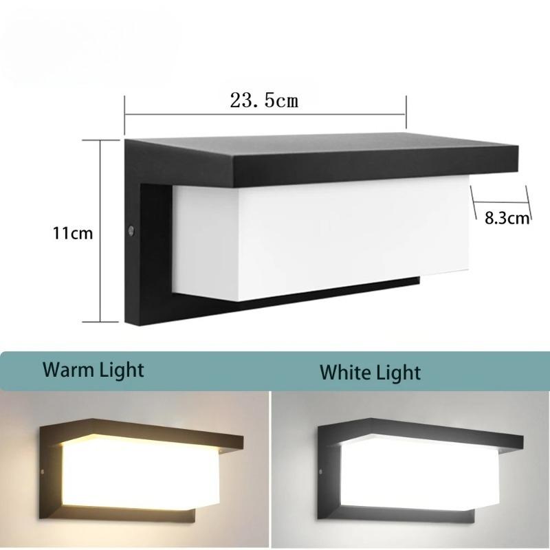 Modern Square LED Wall Light Flush Mount Black Home Decor Wall Sconce IP65 Waterproof 25W for Balcony Living Room Bedroom 1PC 25W&Warm Light
Modern Square LED Wall Light Flush Mount Black Home Decor Wall Sconce IP65 Waterproof 25W for Balcony Living Room Bedroom 1PC 25W&Warm Light