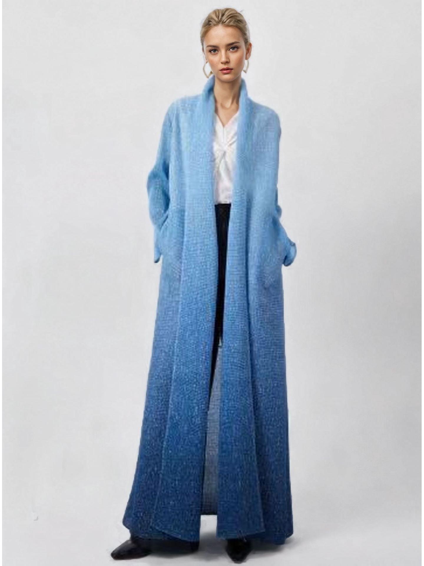 Women s Plus Size Floral Print Pleated Cardigan Trench Coat with Turn-Down Collar One Size синій
Women s Plus Size Floral Print Pleated Cardigan Trench Coat with Turn-Down Collar One Size синій