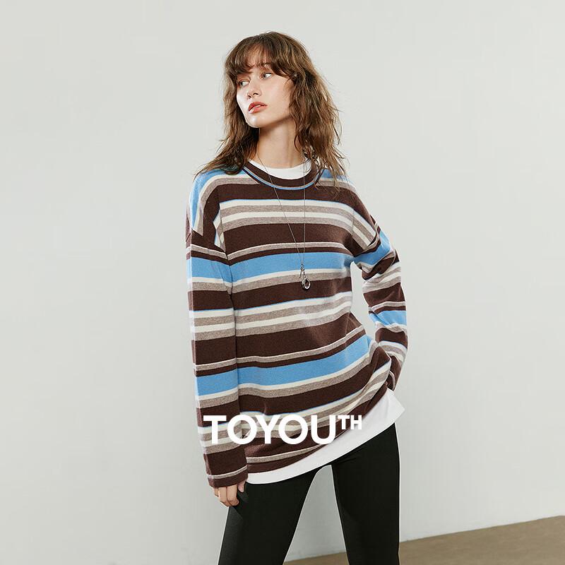 Женский полосатый свитер из мериносовой шерсти Chuyu One Size
Женский полосатый свитер из мериносовой шерсти Chuyu One Size