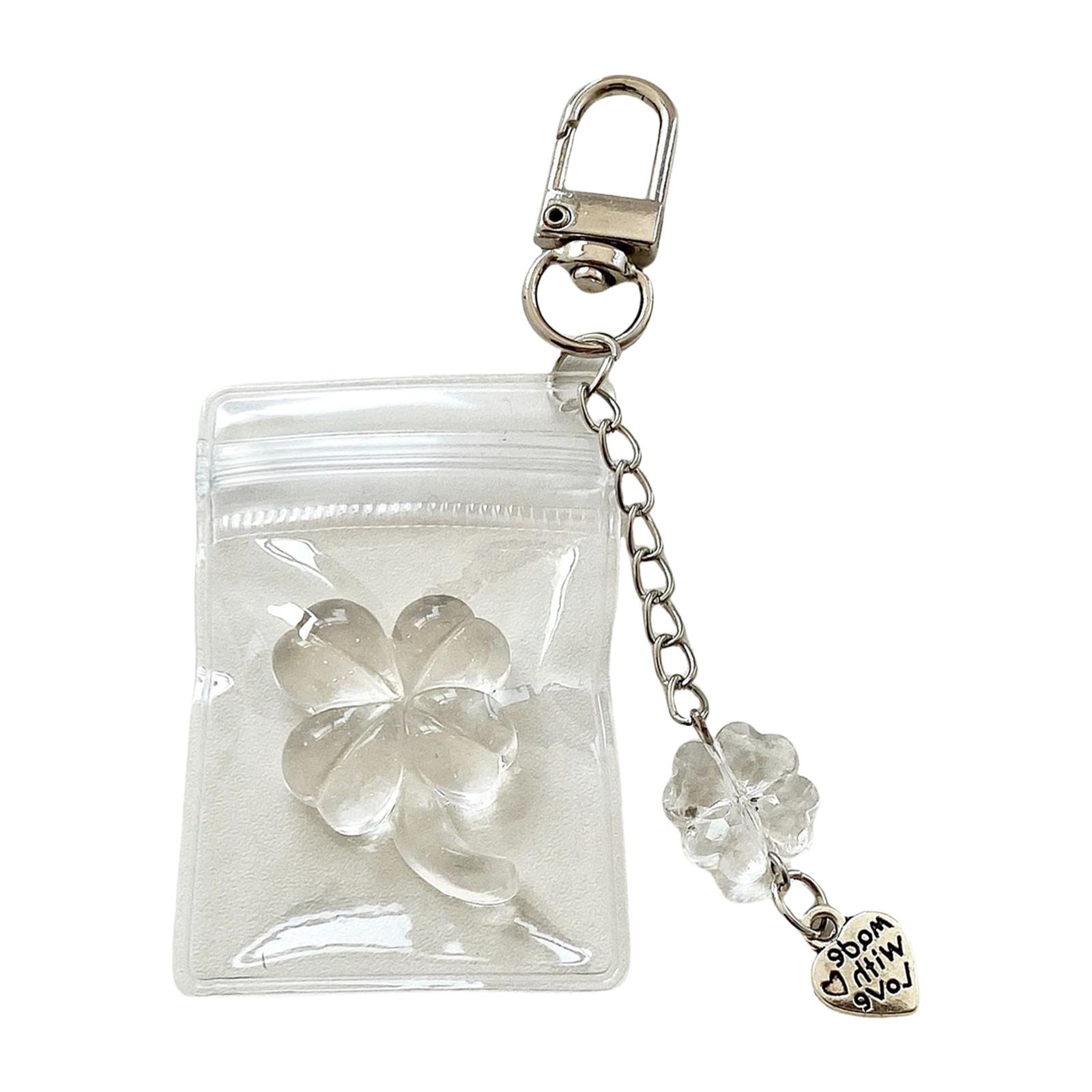 Брелок-шарм «Четырехлистный клевер из смолы» Стильный ремешок-шарм для телефона для женщин и подростков Мягкий и легкий аксессуар белый
Брелок-шарм «Четырехлистный клевер из смолы» Стильный ремешок-шарм для телефона для женщин и подростков Мягкий и легкий аксессуар белый
