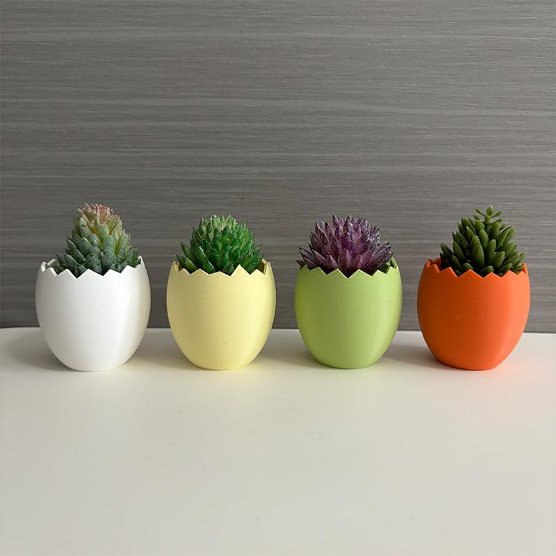 4 Pieces Mini Egg Flower Pot Succulent Plant Pot Desktop Ornament Plastic Planter Home Decor Easter Decoration
4 Pieces Mini Egg Flower Pot Succulent Plant Pot Desktop Ornament Plastic Planter Home Decor Easter Decoration
