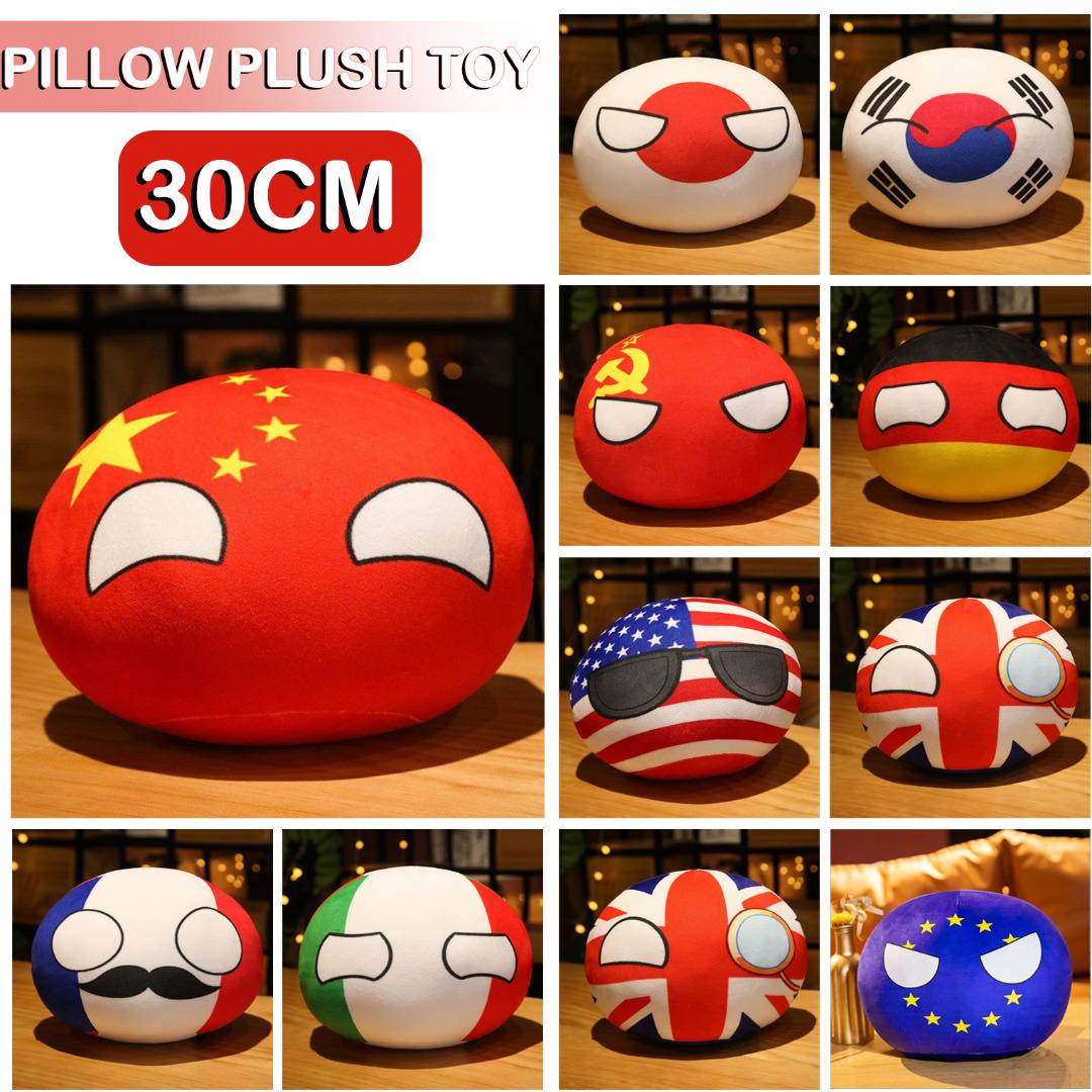 PDTO плюшевый польский мяч, Франция, Корея, Countryball, США, Country Ball, мягкая игрушка
PDTO плюшевый польский мяч, Франция, Корея, Countryball, США, Country Ball, мягкая игрушка