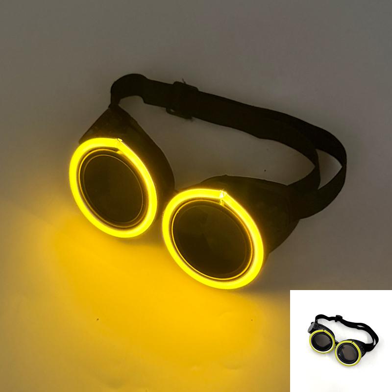 Creative LED Flashing Glasses Round Frame Light Up Eyewear Glowing Sunglasses For Night Party Bar Club Festival Party Favors жёлтый
Creative LED Flashing Glasses Round Frame Light Up Eyewear Glowing Sunglasses For Night Party Bar Club Festival Party Favors жёлтый