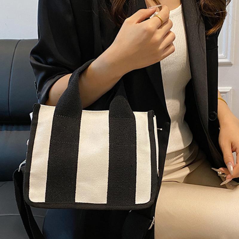 Top Quality Canvas Bag, Versatile Handbag, Fashionable Crossbody Shoulder Bags, Contrast Color Tote Bag, Suitable for Daily Use чёрный
Top Quality Canvas Bag, Versatile Handbag, Fashionable Crossbody Shoulder Bags, Contrast Color Tote Bag, Suitable for Daily Use чёрный
