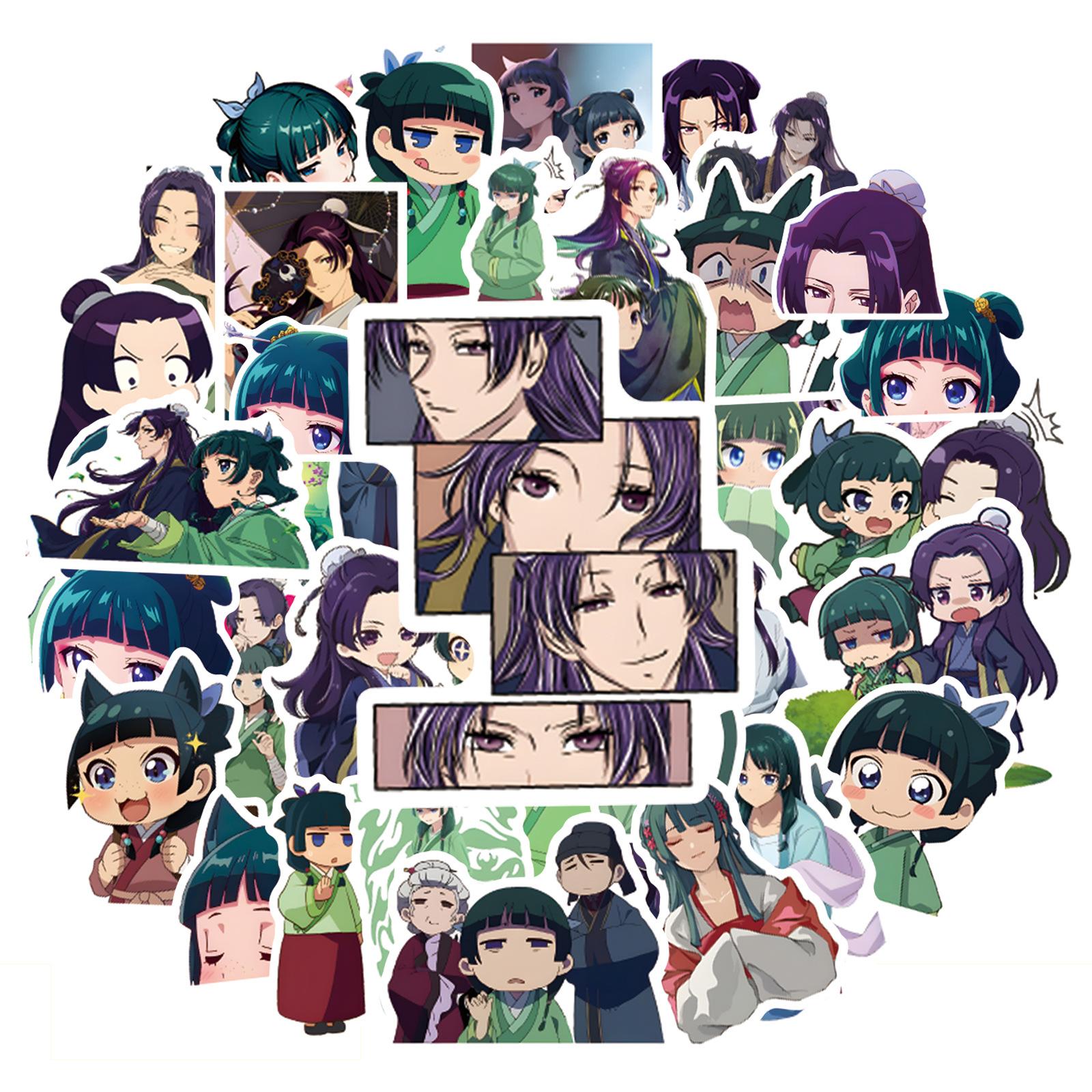 60 шт. Наклейки на чемоданы Водонепроницаемые наклейки Скутер Компьютер Планшет Мультфильм Украшения One Size