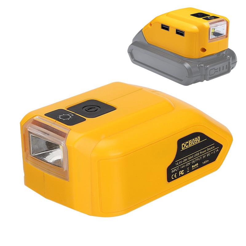 Для аккумулятора Dewalt 18 В 20 В USB-адаптер со светодиодной рабочей подсветкой, портативное зарядное устройство USB, преобразователь источника питания, двойной выход USB 5 В 2,1 А
Для аккумулятора Dewalt 18 В 20 В USB-адаптер со светодиодной рабочей подсветкой, портативное зарядное устройство USB, преобразователь источника питания, двойной выход USB 5 В 2,1 А