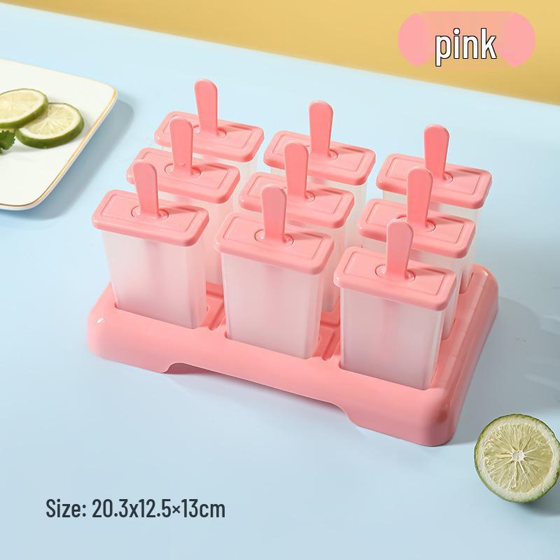 Food Grade Ice Cream & Popsicle Mold Set: Household Ice Tray for Homemade Frozen Treats
Food Grade Ice Cream & Popsicle Mold Set: Household Ice Tray for Homemade Frozen Treats