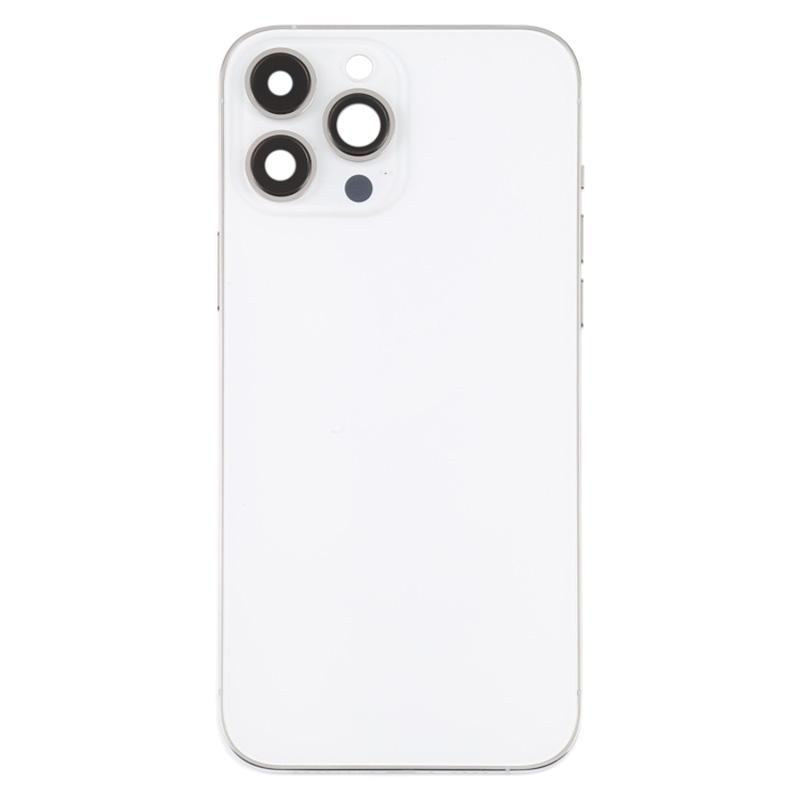 For iPhone 13 Pro Max 6.7 inch Back Housing Cover Repair Kit (with Side Keys+Card Tray+Power+Volume Flex Cable+Wireless Charging Module) Silver
For iPhone 13 Pro Max 6.7 inch Back Housing Cover Repair Kit (with Side Keys+Card Tray+Power+Volume Flex Cable+Wireless Charging Module) Silver