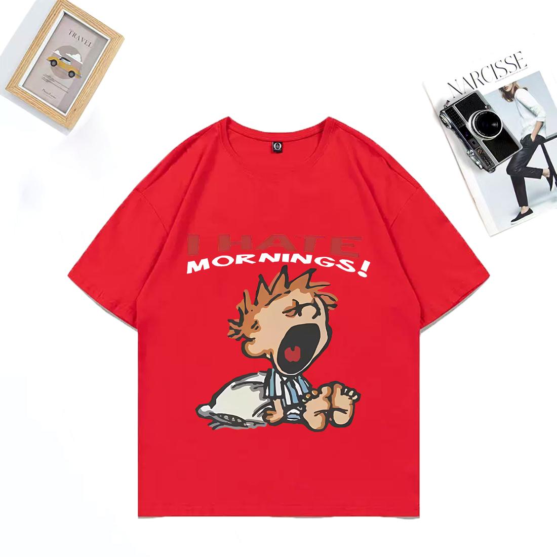 I Hate Mornings Tshirt Unisex WOMEN NEW Fashion Funny Retro Cartoon Tshirts Unisexs Casual Cotton Short Sleeve T Shirts Streetwear S
I Hate Mornings Tshirt Unisex WOMEN NEW Fashion Funny Retro Cartoon Tshirts Unisexs Casual Cotton Short Sleeve T Shirts Streetwear S