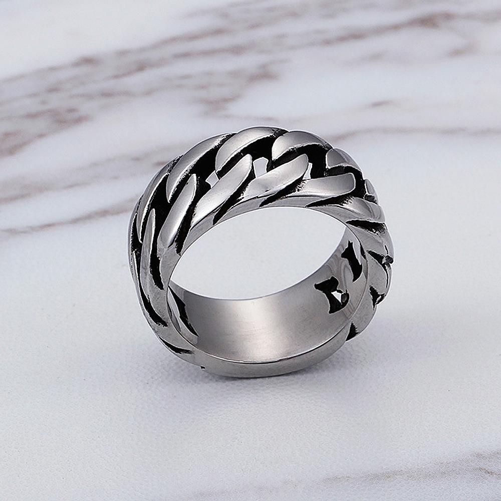 10MM Korean Fashion Simple Link Chain Ring Men Women Punk Hip Hop Stainless Steel Biker Chain Ring Jewelry Gift 8
10MM Korean Fashion Simple Link Chain Ring Men Women Punk Hip Hop Stainless Steel Biker Chain Ring Jewelry Gift 8
