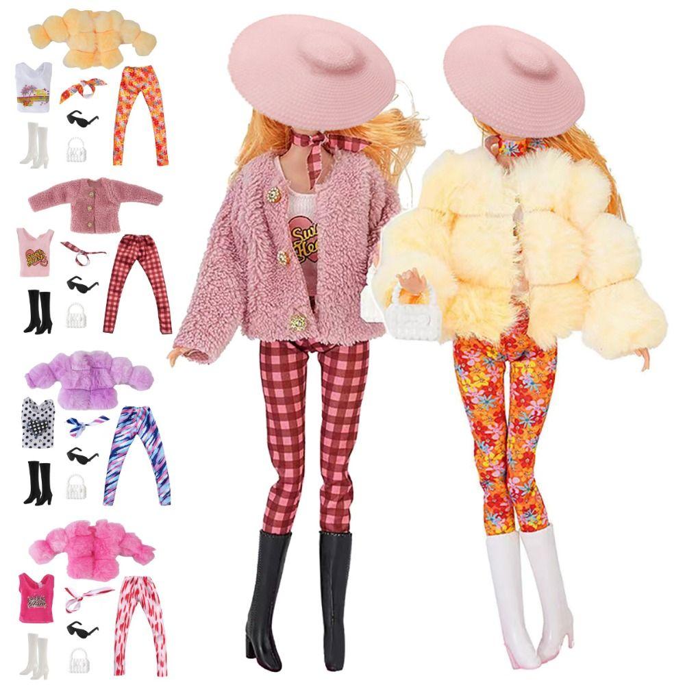 Multicolor Doll Overcoat Pants Set 1/6 /30CM/11 Mini Plush Coat New Doll Clothes Toy фіолетовий
Multicolor Doll Overcoat Pants Set 1/6 /30CM/11 Mini Plush Coat New Doll Clothes Toy фіолетовий