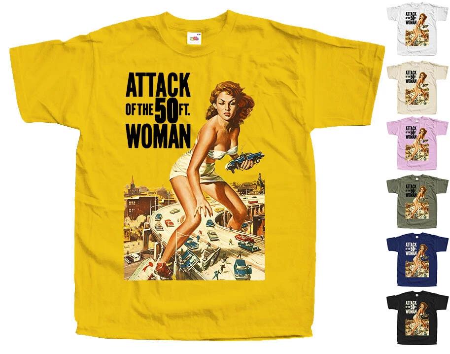 Attack of the 50 FT Foot Woman V2 T SHIRT TEE movie poster all sizes S - 5XL 4XL
Attack of the 50 FT Foot Woman V2 T SHIRT TEE movie poster all sizes S - 5XL 4XL