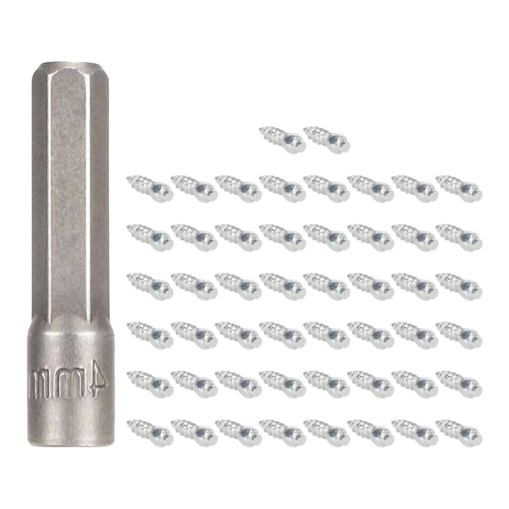 Stainless Steel Snow Spikes Tire Studs Enhanced Grip On Ice m4*12 срібний
Stainless Steel Snow Spikes Tire Studs Enhanced Grip On Ice m4*12 срібний