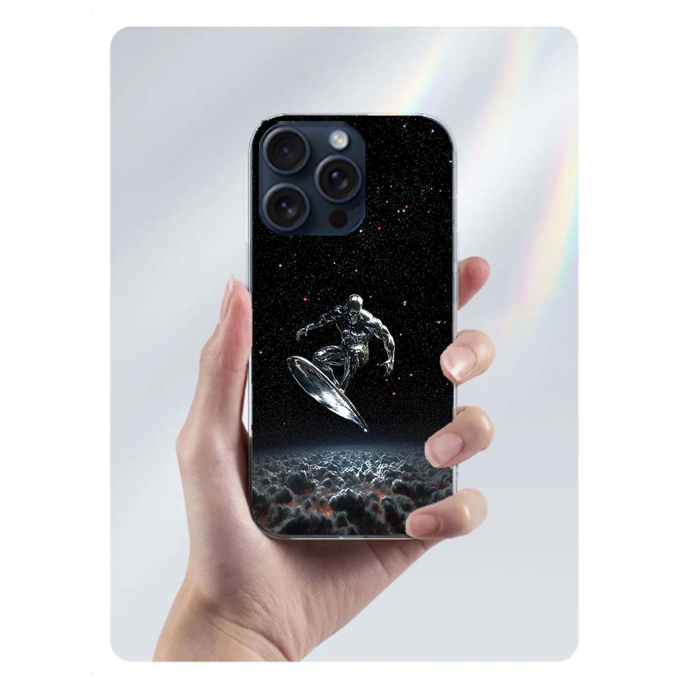 Silver Surfer Clear Phone Case For Iphone 17 Air 16 Pro Max 15 Pro 14 Plus 17E 16E 11 13 12 Mini Cover Cases Fundas Cell TPU Cap iPhone 7(8)SE
Silver Surfer Clear Phone Case For Iphone 17 Air 16 Pro Max 15 Pro 14 Plus 17E 16E 11 13 12 Mini Cover Cases Fundas Cell TPU Cap iPhone 7(8)SE