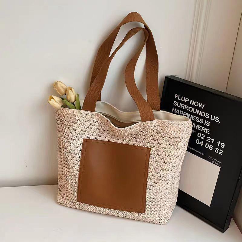 Large-capacity Straw Woven Bag Leisure Travel Handbag Seaside Vacation Commuting Tote 44x11x33
Large-capacity Straw Woven Bag Leisure Travel Handbag Seaside Vacation Commuting Tote 44x11x33