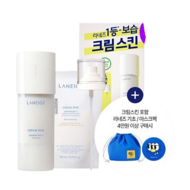 LANEIGE Крем для кожи 170 мл Набор для пополнения (+170 мл Заправка + Спрей-насос в комплекте)
LANEIGE Крем для кожи 170 мл Набор для пополнения (+170 мл Заправка + Спрей-насос в комплекте)