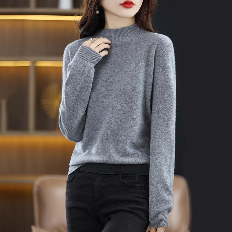 INDFS Женская мода Повседневный Осень Зима Однотонный Принт Длинный Рукав Полуводолазка Свитера M серый
INDFS Женская мода Повседневный Осень Зима Однотонный Принт Длинный Рукав Полуводолазка Свитера M серый