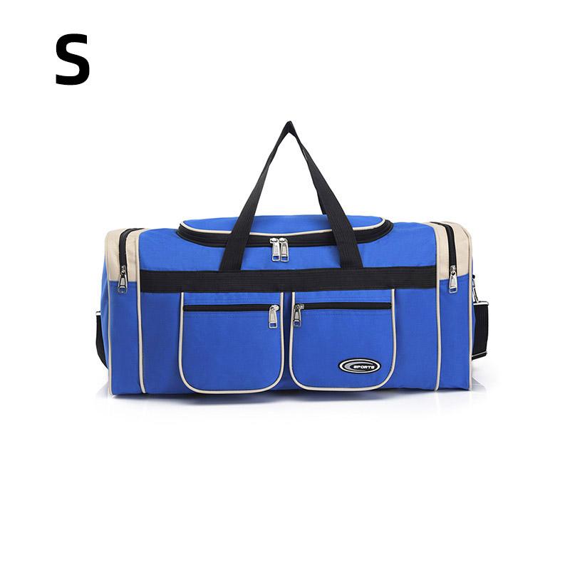 Водонепроницаемая складная дорожная сумка большой вместимости для ручной клади, для путешествий на короткие расстояния, многофункциональная багажная сумка, легкая сумка для хранения, снижающая нагрузку S синий
Водонепроницаемая складная дорожная сумка большой вместимости для ручной клади, для путешествий на короткие расстояния, многофункциональная багажная сумка, легкая сумка для хранения, снижающая нагрузку S синий