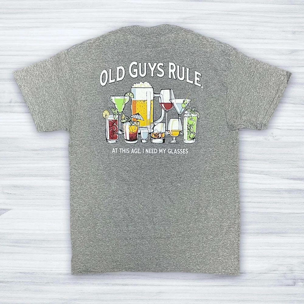 New OLD GUYS RULE T Shirt- AT THIS AGE I NEED MY GLASSES Wine Glasses S
New OLD GUYS RULE T Shirt- AT THIS AGE I NEED MY GLASSES Wine Glasses S