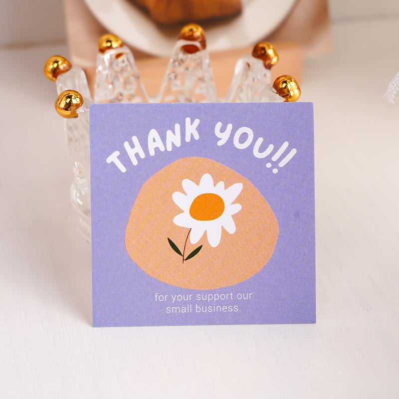 50Pcs 6*6CM Flower Thank You Cards For Gift Box Package Wrapping Holiday Cards Bakery Flower Shop Small Businesses 50pcs
50Pcs 6*6CM Flower Thank You Cards For Gift Box Package Wrapping Holiday Cards Bakery Flower Shop Small Businesses 50pcs