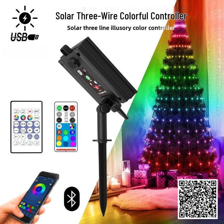 APP-Controlled Solar String Lights with USB Charging & Polycrystalline Silicon - 8 Functions Basic
APP-Controlled Solar String Lights with USB Charging & Polycrystalline Silicon - 8 Functions Basic
