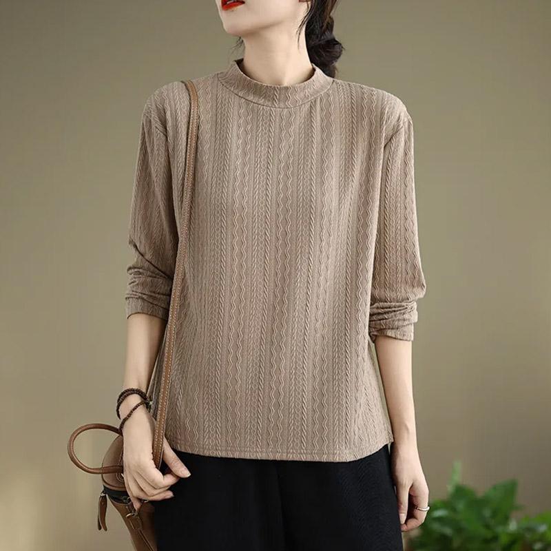 Топ для женщин Осень Зима Большой размер Свободный Длинный рукав Вязаный Полувысокий воротник Пуловер Свитера Топ XXXXL кофейный
Топ для женщин Осень Зима Большой размер Свободный Длинный рукав Вязаный Полувысокий воротник Пуловер Свитера Топ XXXXL кофейный