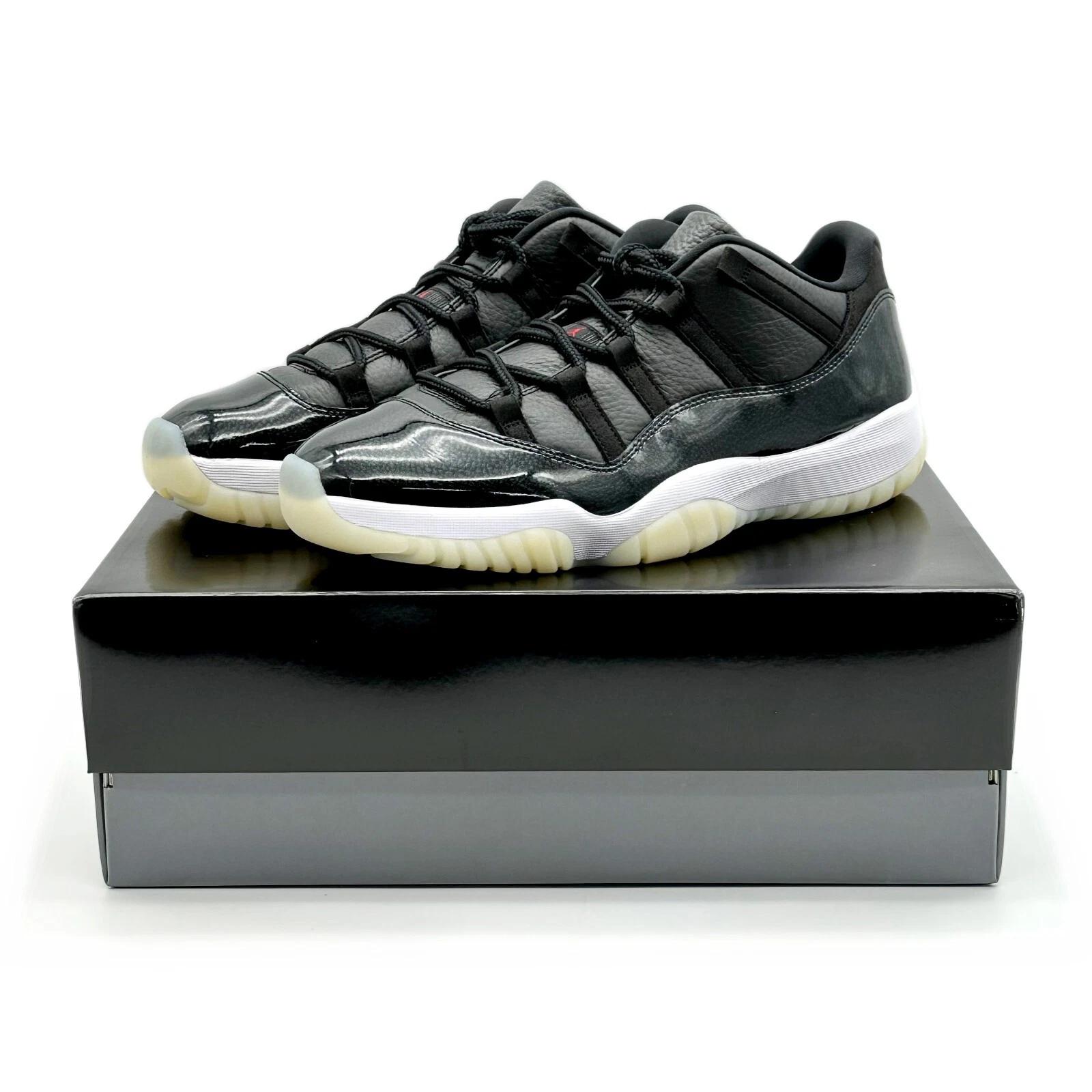 AV2187-001 Nike Air Jordan 11 Retro Low 72-10 Чорний Gym Red Білий Sail (Чоловічі) US 8.5
AV2187-001 Nike Air Jordan 11 Retro Low 72-10 Чорний Gym Red Білий Sail (Чоловічі) US 8.5