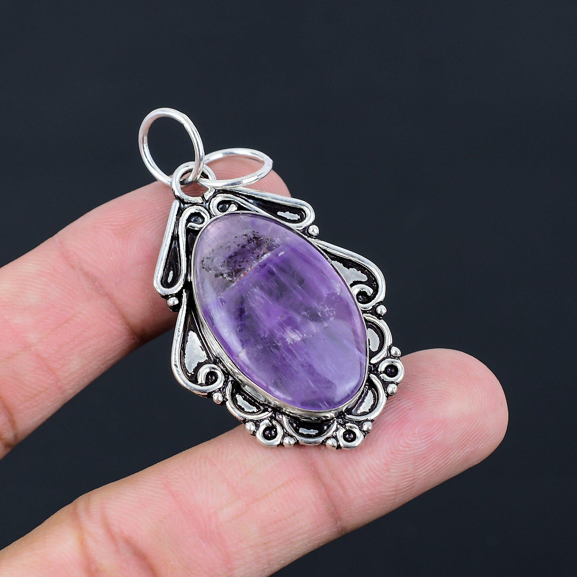 Sterling Silver Oval Star Amethyst Stone Birthday Mother Artisan Wedding Pendant
Sterling Silver Oval Star Amethyst Stone Birthday Mother Artisan Wedding Pendant