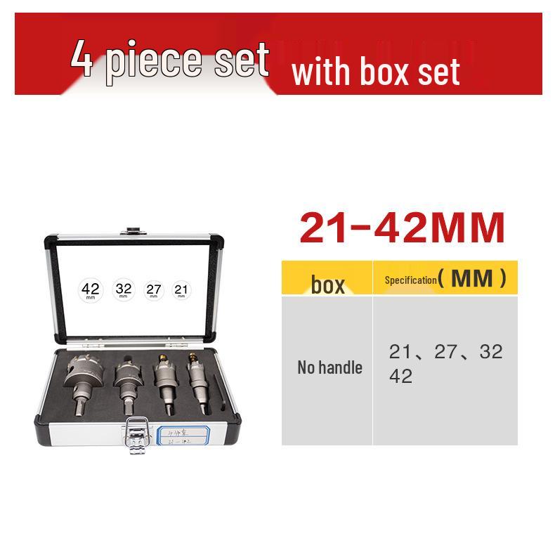 10-Piece Stainless Steel & Special Alloy Hole Saw Drill Bit Set for Metal, Iron, and Steel Plates
10-Piece Stainless Steel & Special Alloy Hole Saw Drill Bit Set for Metal, Iron, and Steel Plates