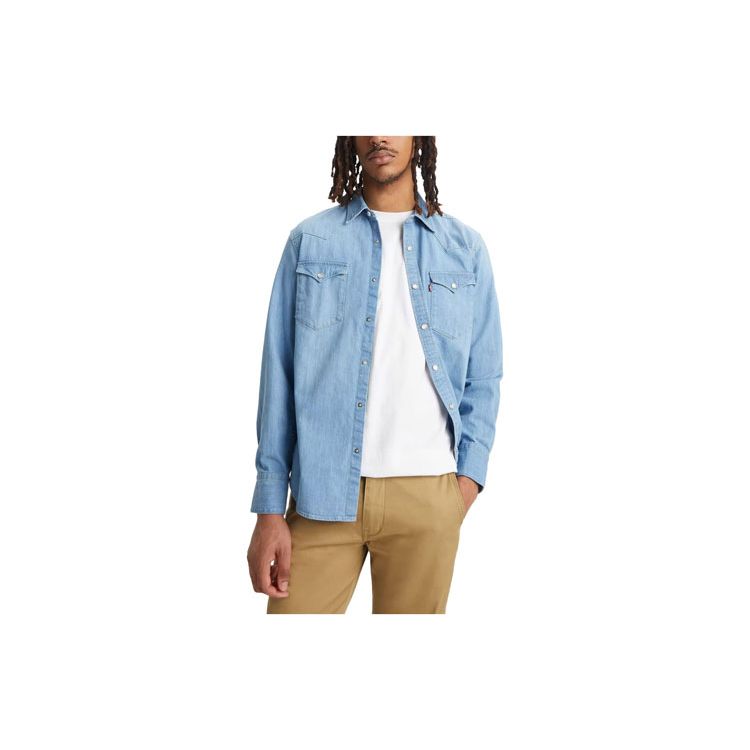 Levis однотонная однобортная рубашка с острым воротником и длинными рукавами, мужские топы, светло-голубые 85744-0047
Levis однотонная однобортная рубашка с острым воротником и длинными рукавами, мужские топы, светло-голубые 85744-0047