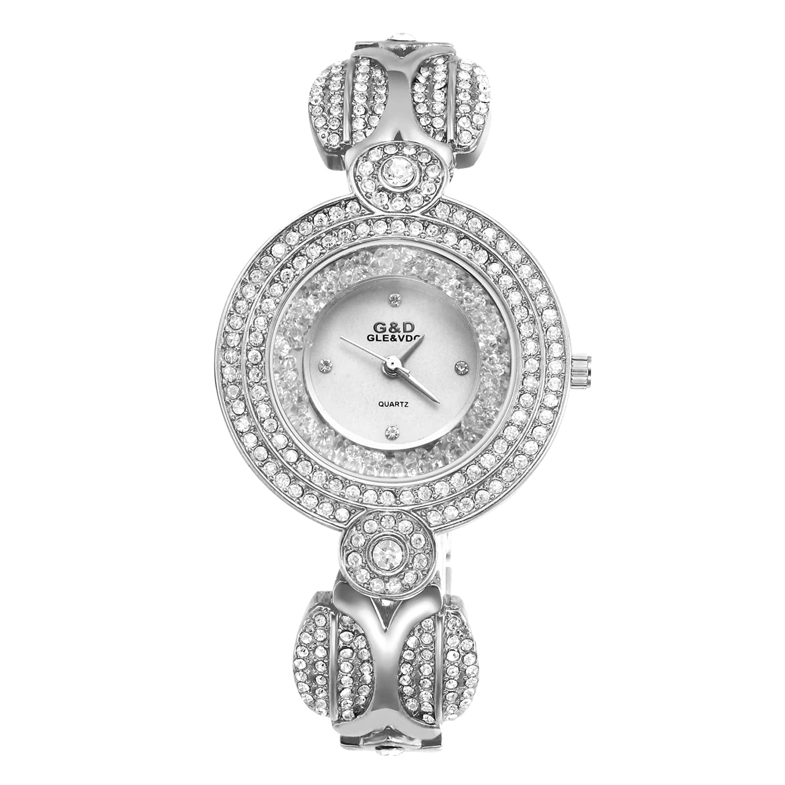 Watch Sparkling Silver 3ATM Water Diamond Analog Display Cute Stylish Alloy Belt Casual Business Fashion Watch Birthday Anniversary Day White Day
Watch Sparkling Silver 3ATM Water Diamond Analog Display Cute Stylish Alloy Belt Casual Business Fashion Watch Birthday Anniversary Day White Day