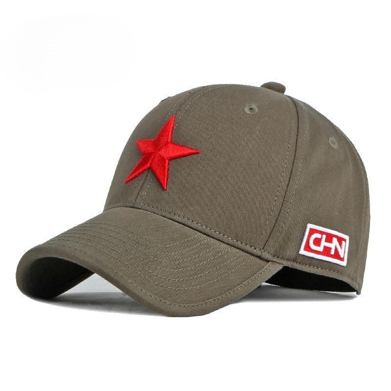 Red Star Embroidery Chinese Style Baseball Cap Men Women Structured Hard Top Sun Protection Casual Dad Hat CHN Patch Peaked Cap 56-60cm
Red Star Embroidery Chinese Style Baseball Cap Men Women Structured Hard Top Sun Protection Casual Dad Hat CHN Patch Peaked Cap 56-60cm