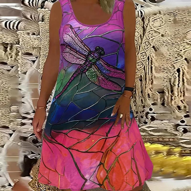 Женское платье из двух частей с принтом в виде летящих стрекоз и роз, без рукавов, с круглым вырезом, свободное, мягкое и удобное, большого размера 8XL розовый
Женское платье из двух частей с принтом в виде летящих стрекоз и роз, без рукавов, с круглым вырезом, свободное, мягкое и удобное, большого размера 8XL розовый