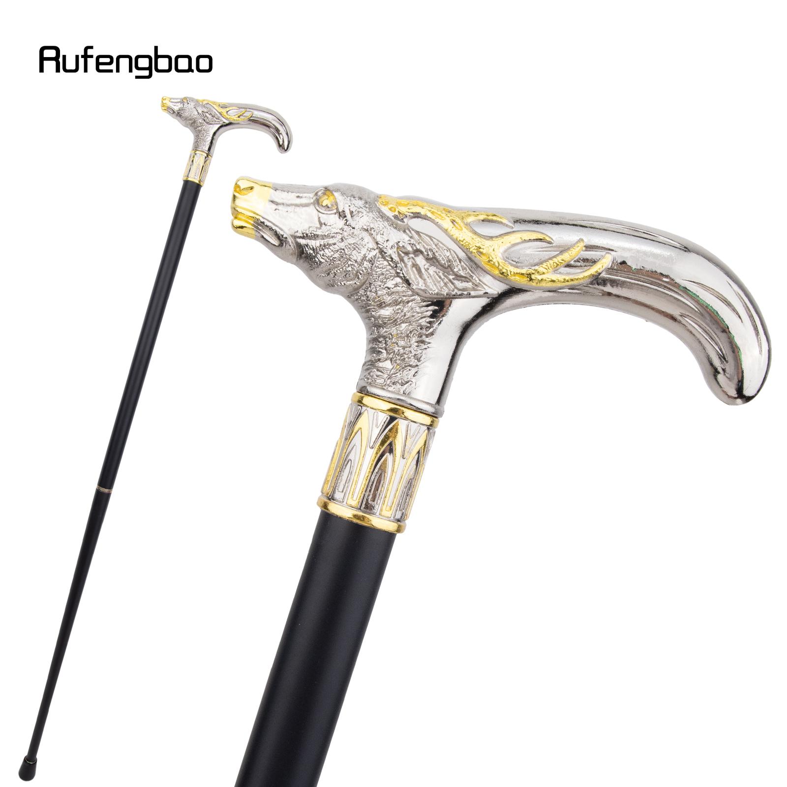 Golden White Sika Deer Head Walking Cane Fashion Decorative Walking Stick Gentleman Elegant Cosplay Cane Knob Crosier 91cm
Golden White Sika Deer Head Walking Cane Fashion Decorative Walking Stick Gentleman Elegant Cosplay Cane Knob Crosier 91cm