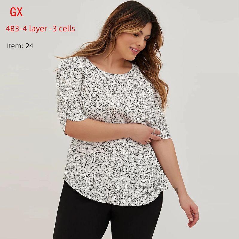 Export plus Size Loose Top Thin Short-Sleeved T-shirt White 6
Export plus Size Loose Top Thin Short-Sleeved T-shirt White 6