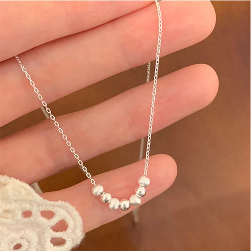 925 Sterling Silver Multiple Round Beads Choker Necklace Women 2026 Trendy Bead O-Chain Simple Pendant Fine Jewelry Wholesale
925 Sterling Silver Multiple Round Beads Choker Necklace Women 2026 Trendy Bead O-Chain Simple Pendant Fine Jewelry Wholesale