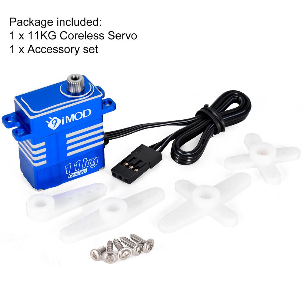 9IMOD RC Digatal Servo 11KG Coreless Metal Gear Servo 4.8-8.4V for 1/8 1/10 1/12 1/18 RC Car RC Helicopter DIY Accessories
9IMOD RC Digatal Servo 11KG Coreless Metal Gear Servo 4.8-8.4V for 1/8 1/10 1/12 1/18 RC Car RC Helicopter DIY Accessories