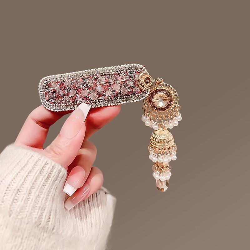 Classical Purple Butterfly Tassel Hair Clip Crystal Elegant Ethnic Style Hair Hoop Headdress Retro Chinese Style Side Clip Party 8CM
Classical Purple Butterfly Tassel Hair Clip Crystal Elegant Ethnic Style Hair Hoop Headdress Retro Chinese Style Side Clip Party 8CM