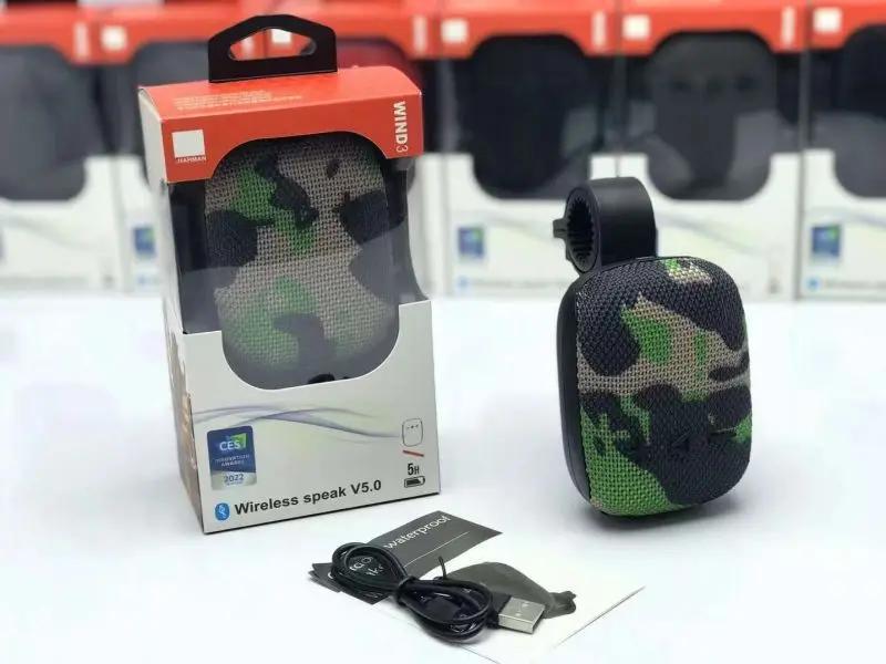 Echo WIND3 Bluetooth Speaker Outdoor Waterproof Mini Bass Speaker with Bike Mount Portable Wireless Subwoofer for Cycling Speaker камуфляжний
Echo WIND3 Bluetooth Speaker Outdoor Waterproof Mini Bass Speaker with Bike Mount Portable Wireless Subwoofer for Cycling Speaker камуфляжний